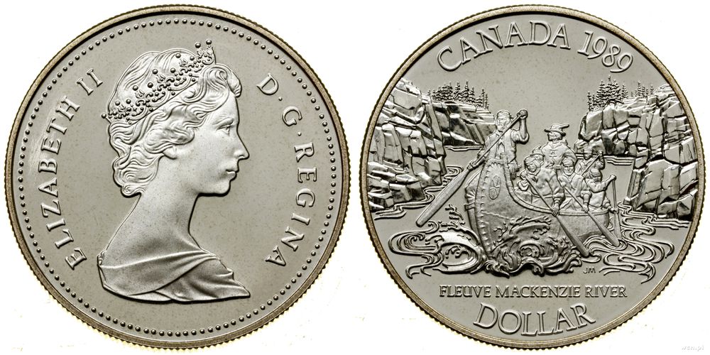 Kanada, 1 dolar, 1989