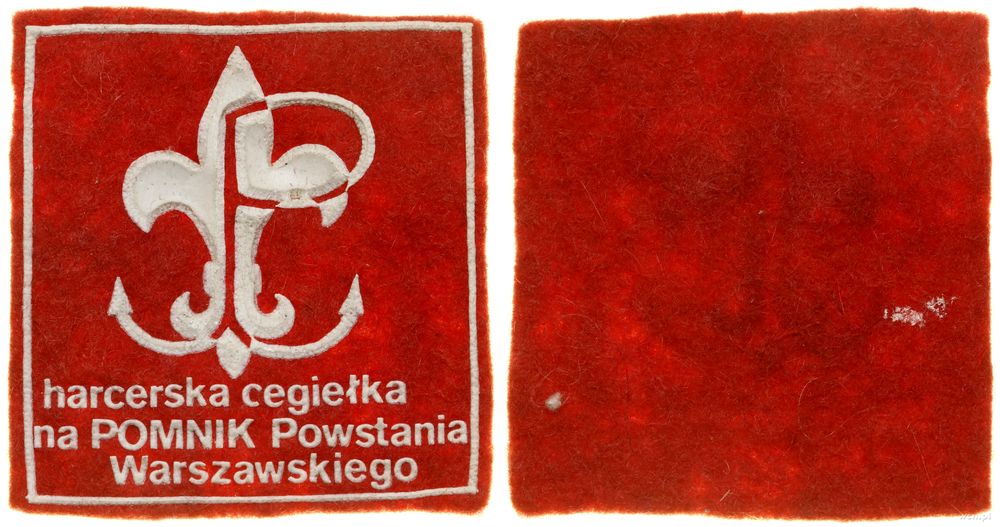 Polska, harcerska cegiełka na Pomnik Powstania Warszawskiego