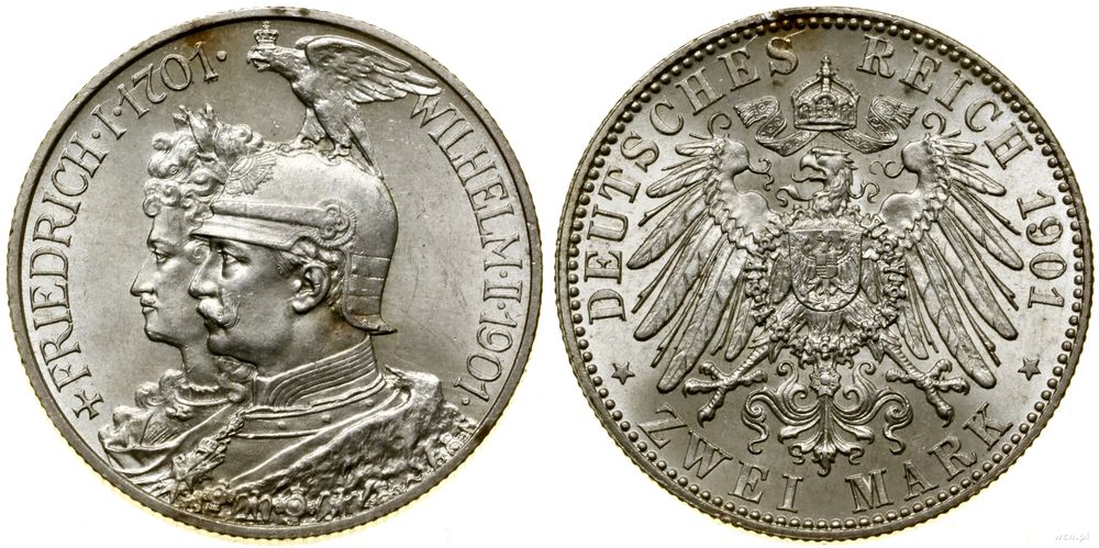 Niemcy, 2 marki, 1901