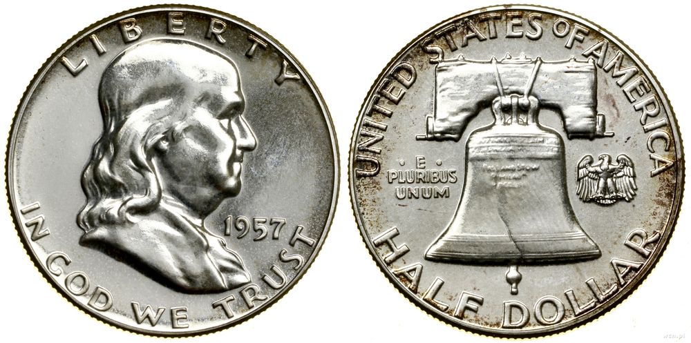 Stany Zjednoczone Ameryki (USA), 1/2 dolara, 1957