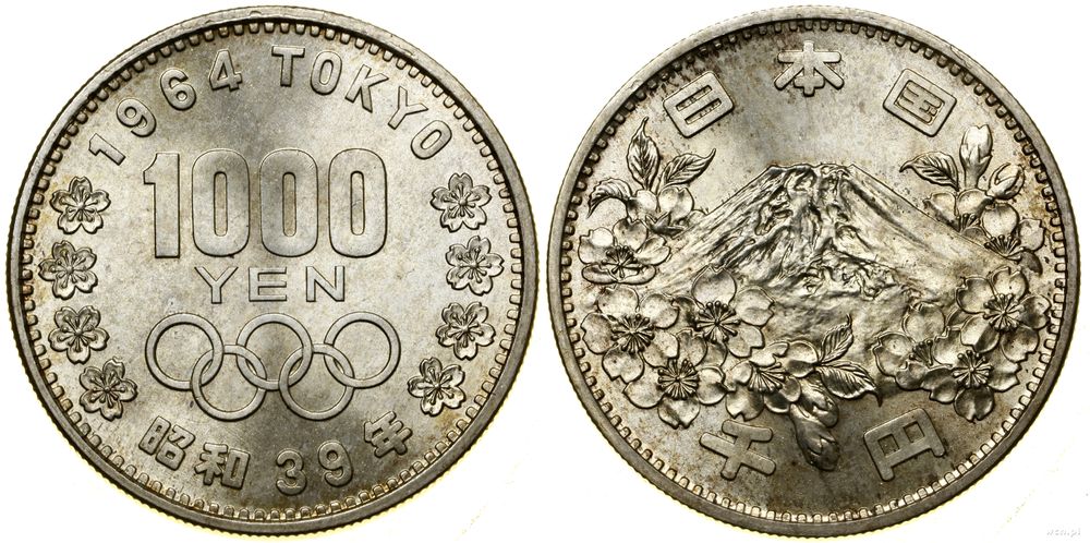 Japonia, 1.000 jenów, 1964