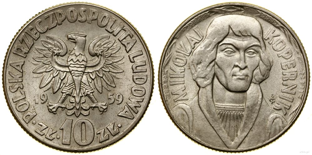 Polska, 10 złotych, 1959