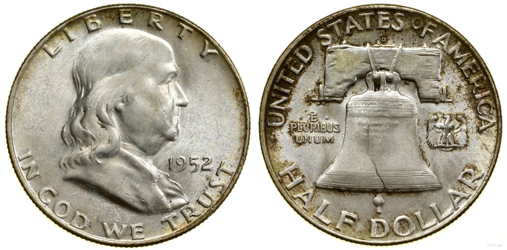 Stany Zjednoczone Ameryki (USA), 1/2 dolara, 1952 D