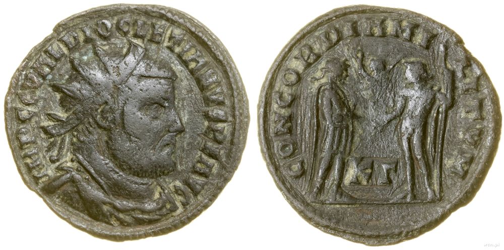 Cesarstwo Rzymskie, antoninian bilonowy, (295–299)