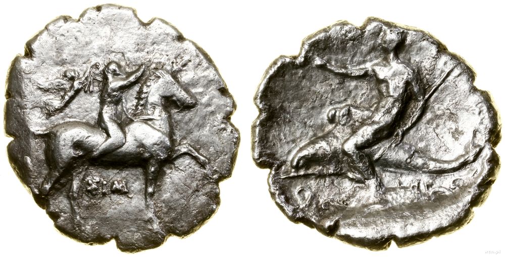 Grecja i posthellenistyczne, didrachma lub nomos, (ok. 330–325 pne)