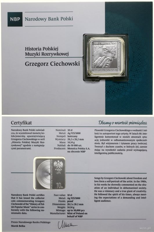 Polska, 10 złotych, 2014