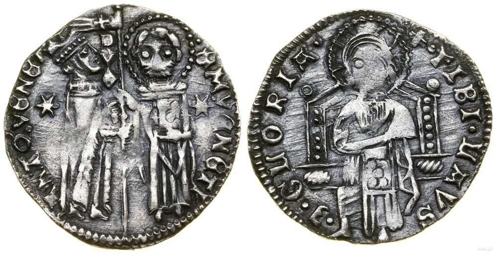 Włochy, grosso, (1382–1400)