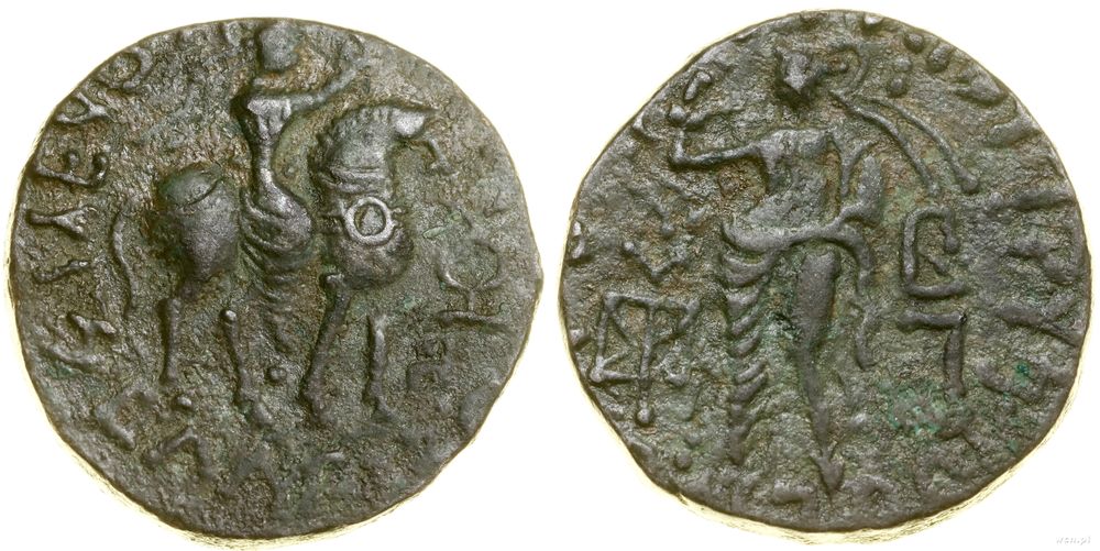 Indo-Partowie, tetradrachma bilonowa, (55–65 ne)