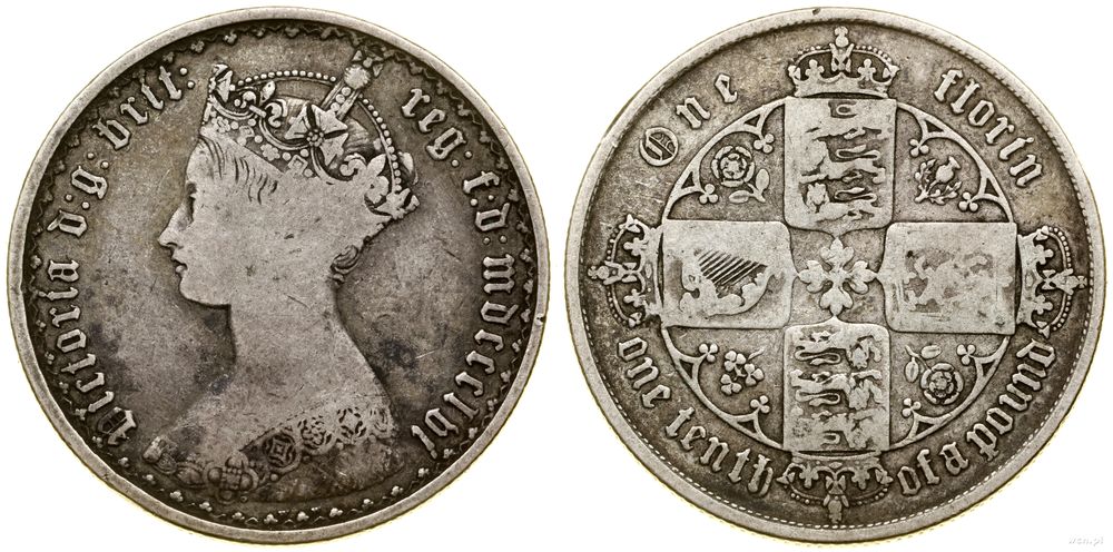 Wielka Brytania, floren, 1856