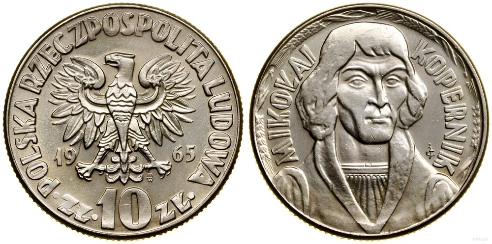 Polska, 10 złotych, 1965
