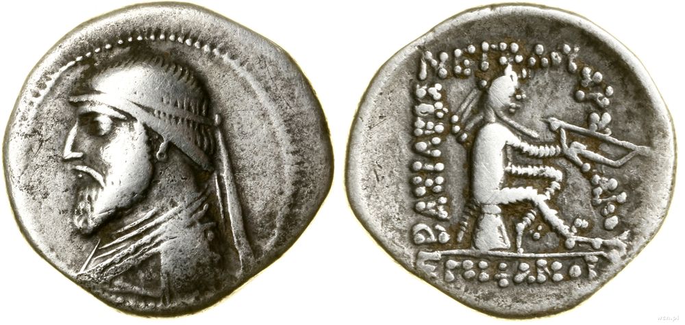 Partia, drachma, (ok. 124–87 pne)