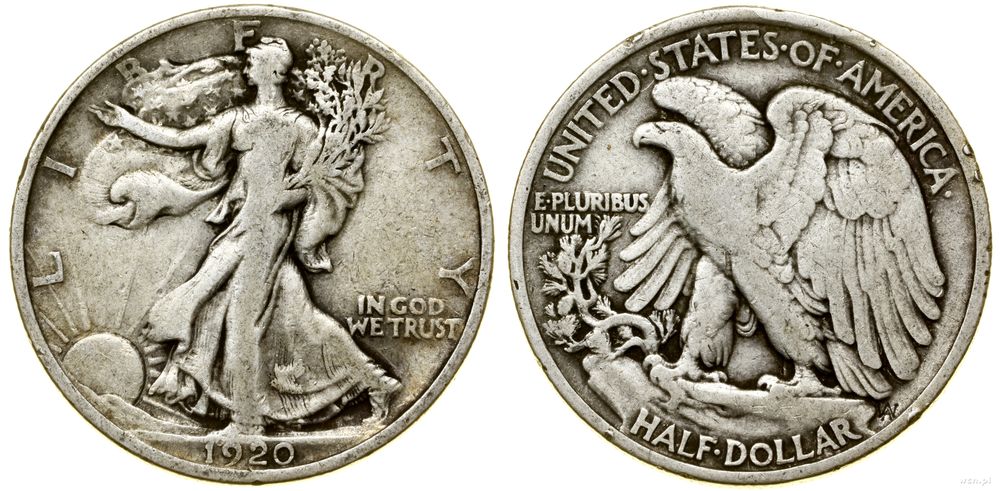 Stany Zjednoczone Ameryki (USA), 1/2 dolara, 1920