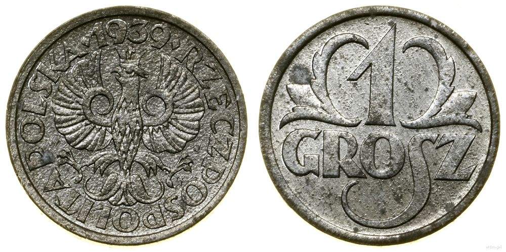 Polska, 1 grosz, 1939