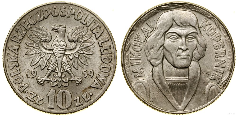 Polska, 10 złotych, 1959