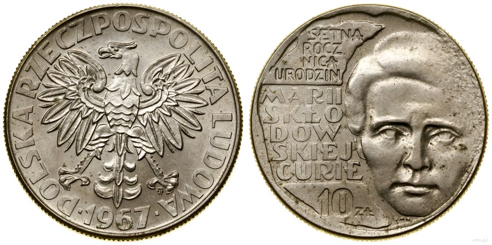 Polska, 10 złotych, 1967