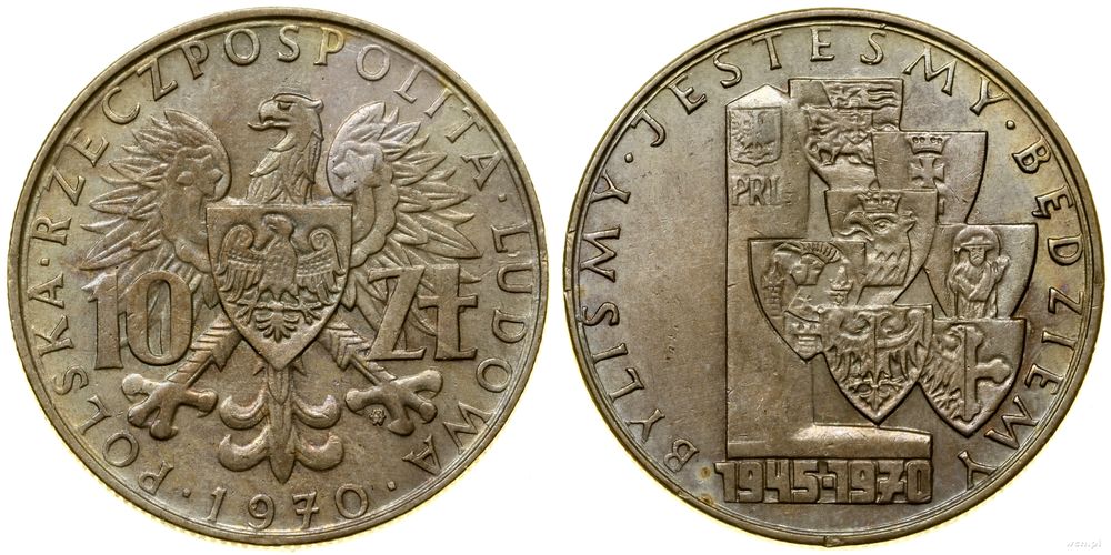 Polska, 10 złotych, 1970