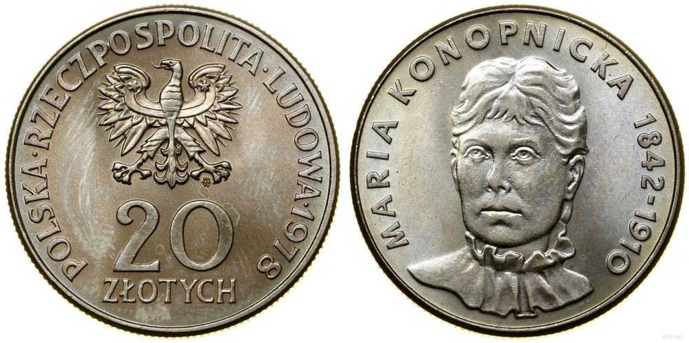 Polska, 20 złotych, 1978