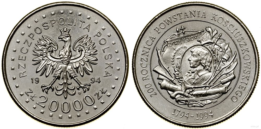 Polska, 20.000 złotych, 1994
