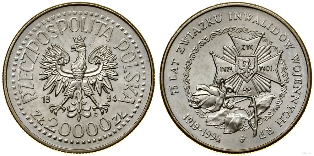 Polska, 20.000 złotych, 1994