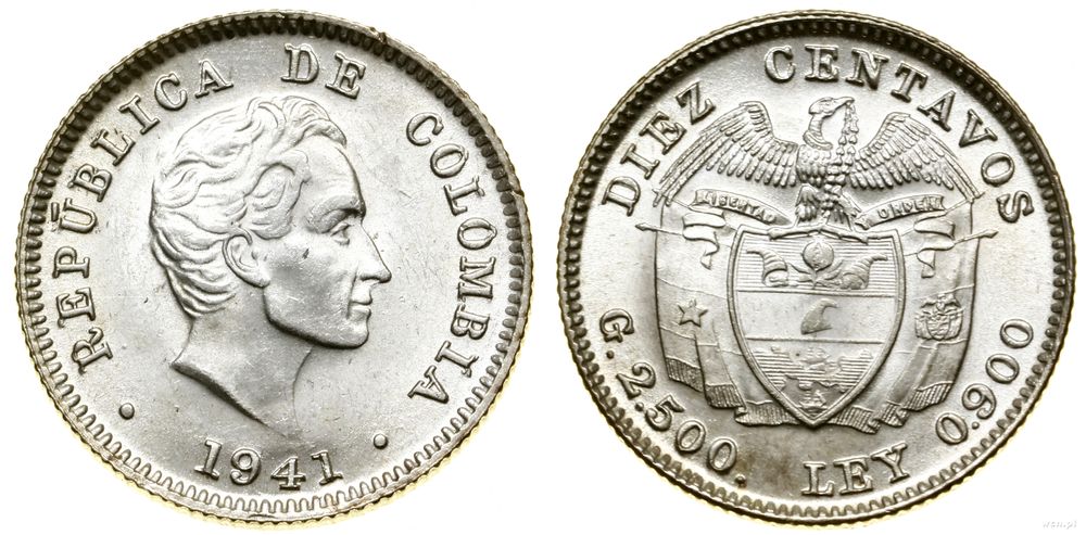 Kolumbia, 10 centavo, 1941