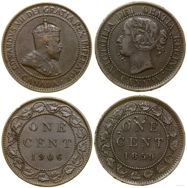 Kanada, zestaw 2 x 1 cent