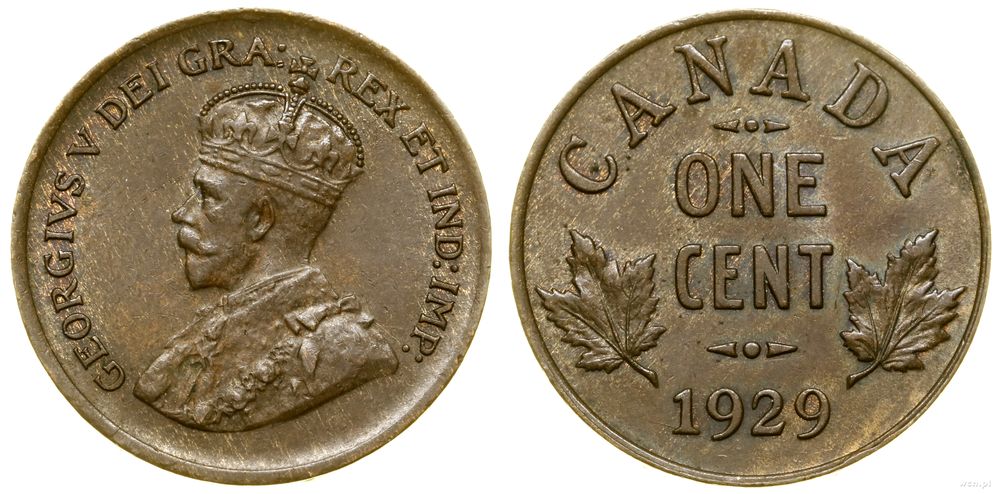 Kanada, 1 cent, 1929