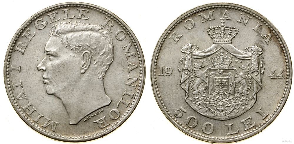 Rumunia, 500 lejów, 1944