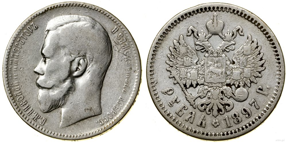 Rosja, 1 rubel, 1897 (А•Г)