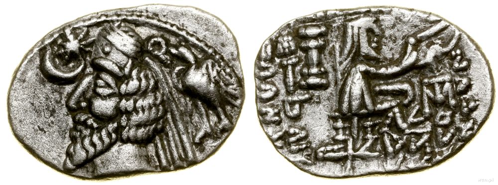 Partia, drachma, (37 pne–2 pne)
