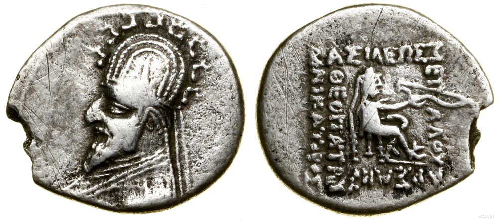 Partia, drachma, (ok. 91–80 pne)