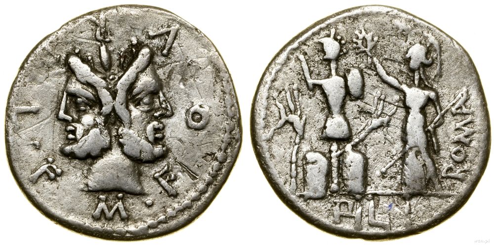 Republika Rzymska, denar, 119 pne