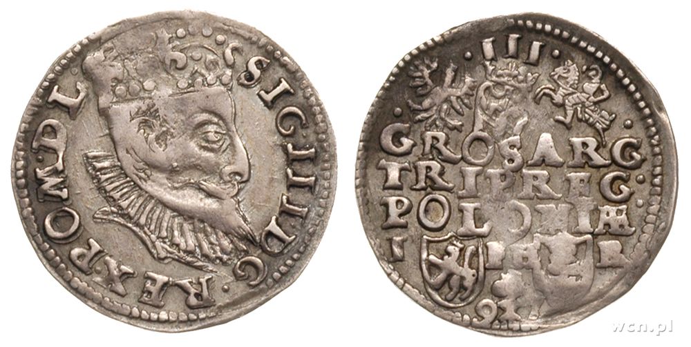 Polska, trojak, 1597