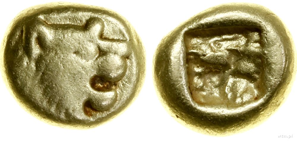 Grecja i posthellenistyczne, 1/12 statera (lub hemihekte), (ok. 610–546 pne)