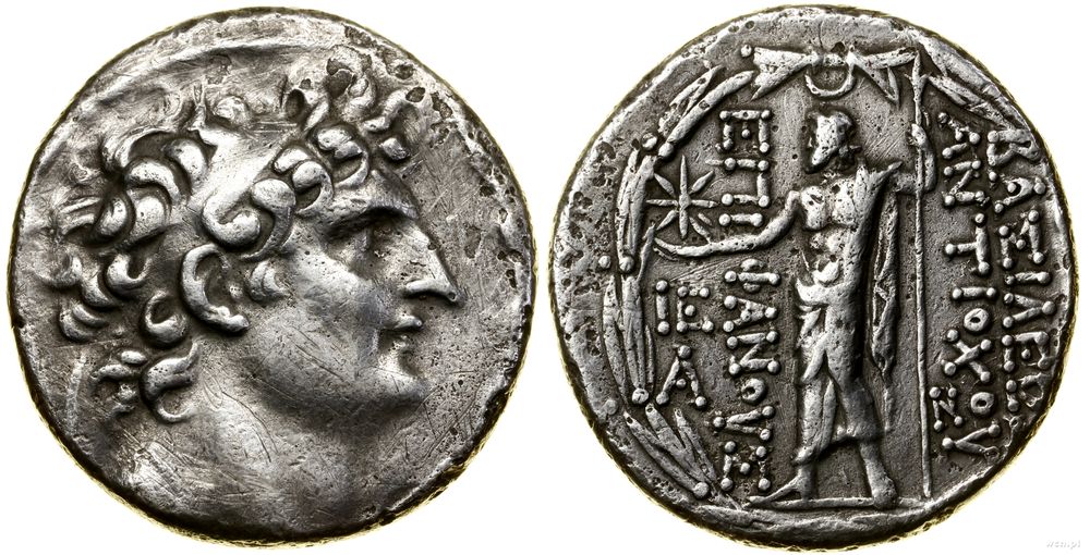 Grecja i posthellenistyczne, tetradrachma, (ok. 121–114 pne)