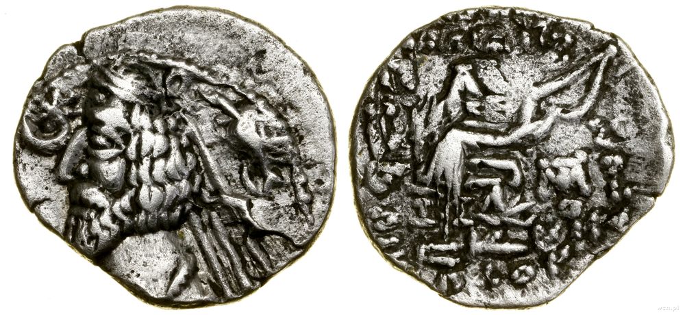 Partia, drachma, 37 pne - 2 ne