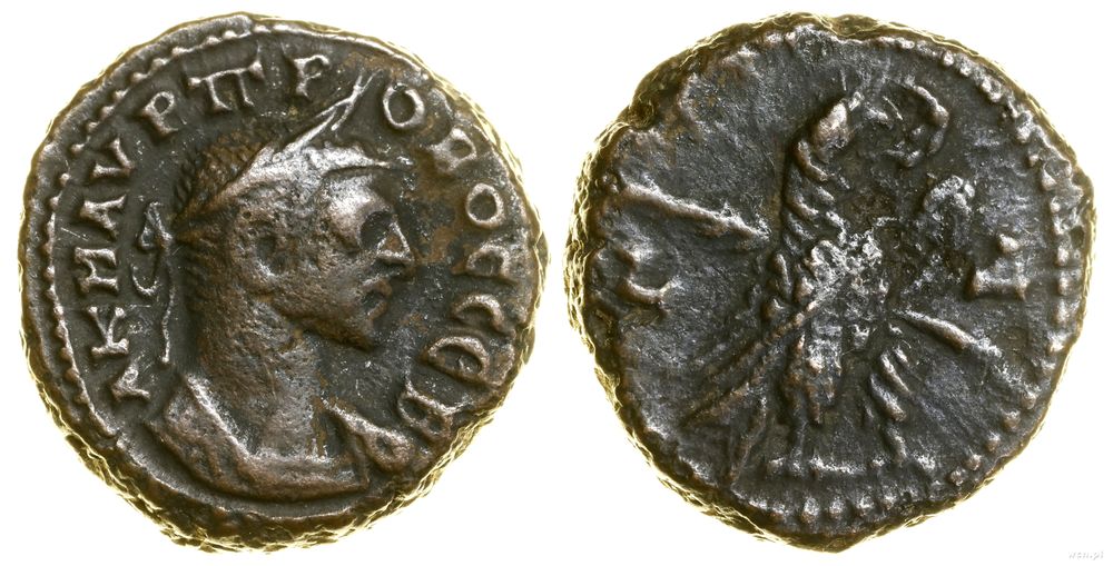 Rzym prowincjonalny, tetradrachma bilonowa, 4 rok (AD 280/281)