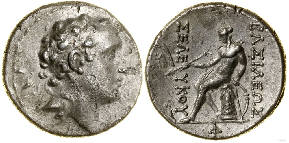 Grecja i posthellenistyczne, tetradrachma, (ok. 187–175 pne)