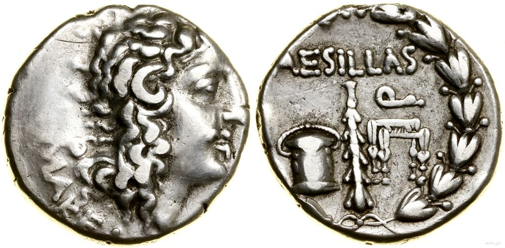 Rzym prowincjonalny, tetradrachma, (ok. 93/92 pne)