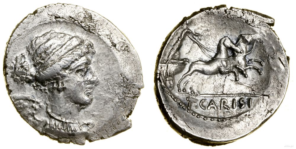 Republika Rzymska, denar, (46 pne)