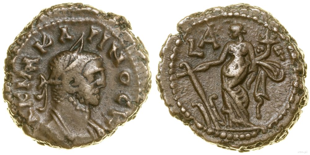 Rzym prowincjonalny, tetradrachma bilonowa, 282–283 (1 rok panowania)