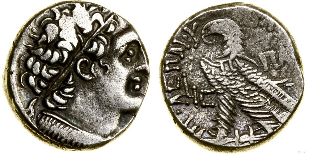 Grecja i posthellenistyczne, tetradrachma, rok 16 (66–65 pne)