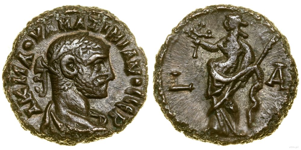 Rzym prowincjonalny, tetradrachma bilonowa, rok 1 (285/286)