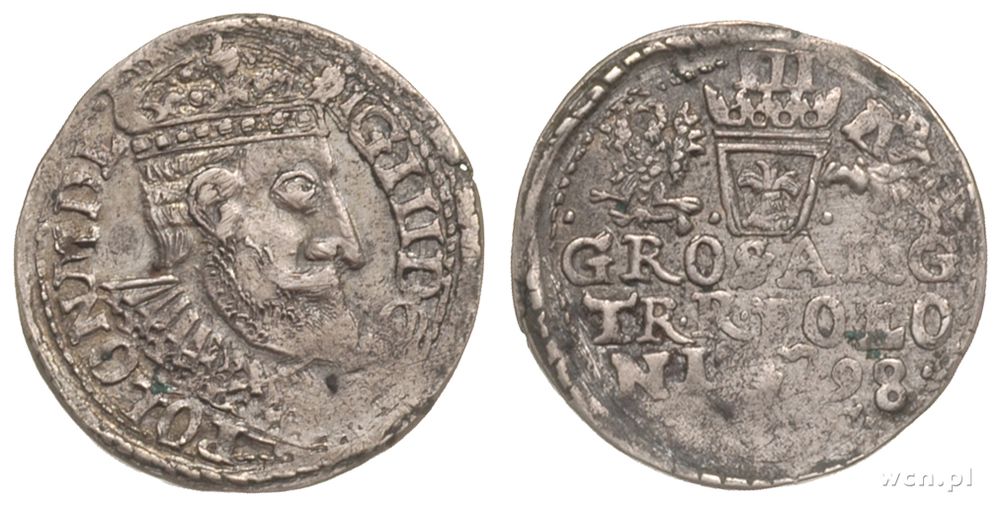 Polska, trojak, 1598
