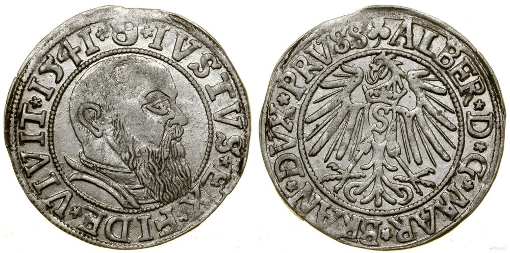 Prusy Książęce (1525–1657), grosz, 1541