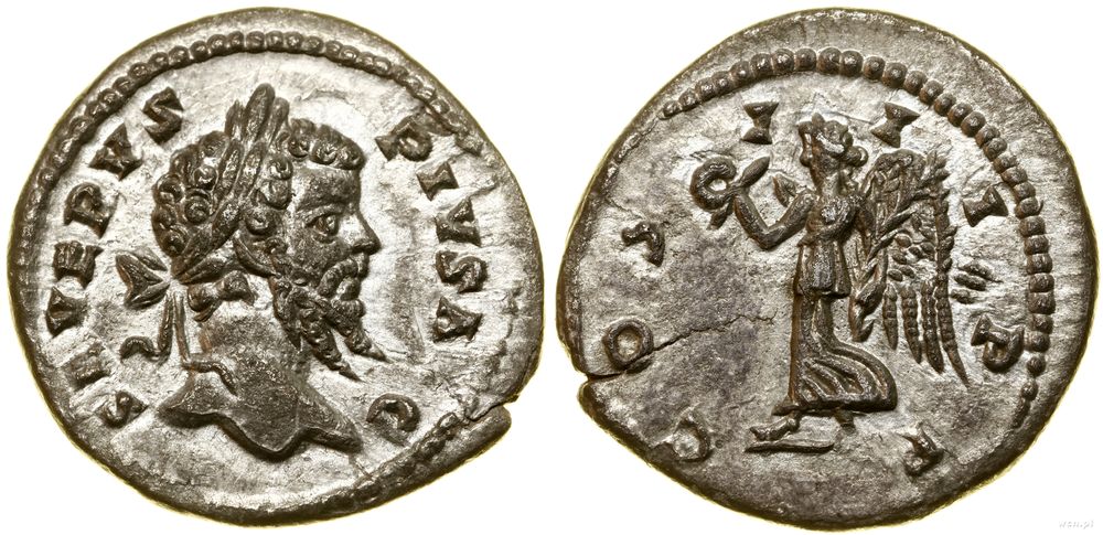 Cesarstwo Rzymskie, denar, (202)