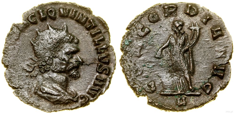 Cesarstwo Rzymskie, antoninian bilonowy, 270