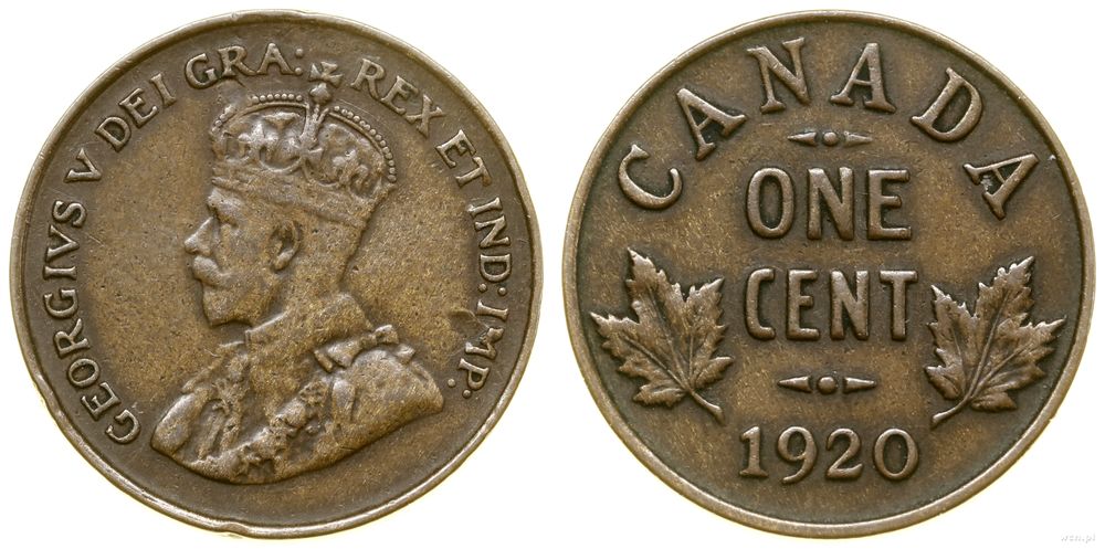 Kanada, 1 cent, 1920