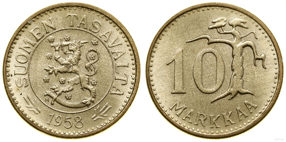 Finlandia, 10 marek, 1958