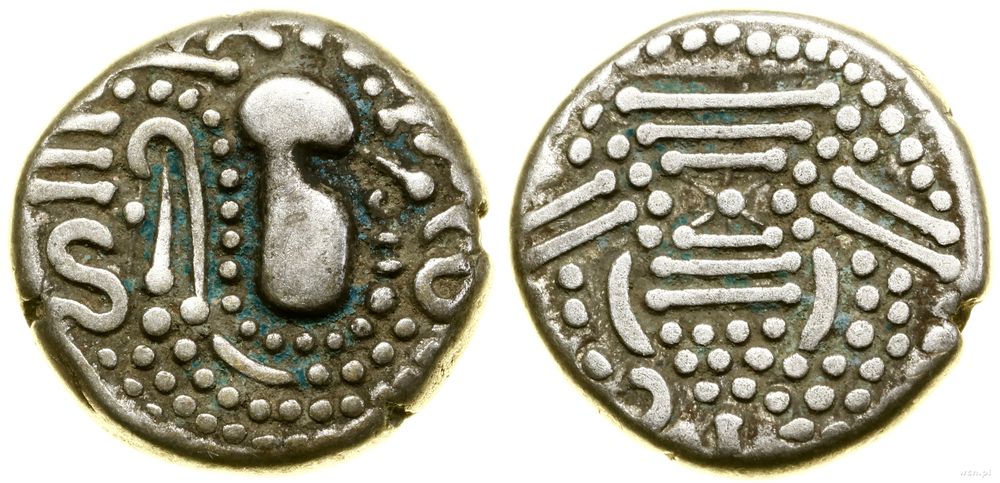 Indo-Sasanidzi, drachma bilonowa, ok. 1050-1150 r