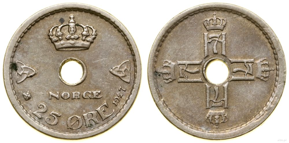 Norwegia, 25 öre, 1927